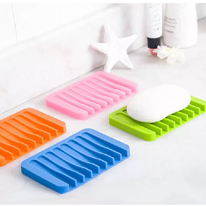 Countertop Soap Dish, Flexible Bathroom Silicone Soap Dish, Soap Pads Organizer, Water Soap Tray Stand, Non-Slip Silicone Soap Box, Drainable Soap Saver Pad for Shower Bathroom Kitchen Countertop Soap Dish, Flexible Bathroom Silicone Soap Dish, Soap Pads Organizer, Water Soap Tray Stand, Non-Slip Silicone Soap Box, Drainable Soap Saver Pad for Shower Bathroom Kitchen